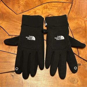 NEW The North Face Cute Winter Gloves Grip Ski Snow Snowboard Black Womens Large